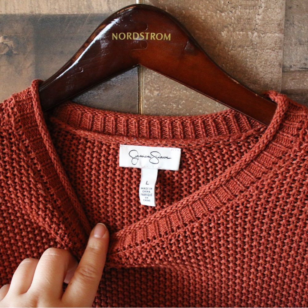 Jessica Simpson Rust Sweater